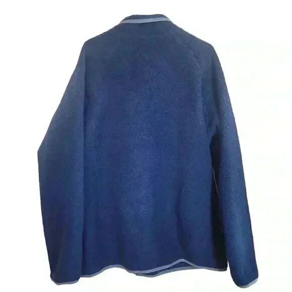 Disney Parks Unisex Adult Blue Poly Fleece w Mickey Embroidery Zip Front Jacket - Picture 7 of 12